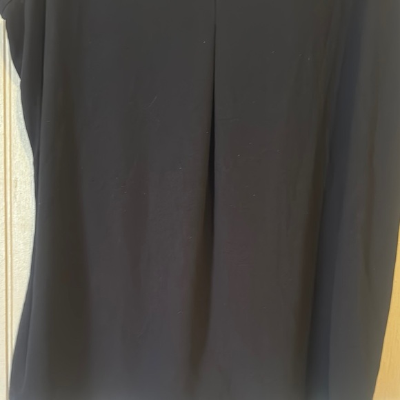 Black Tank Top Blouse with Scoop Neck - Picture 5 of 14